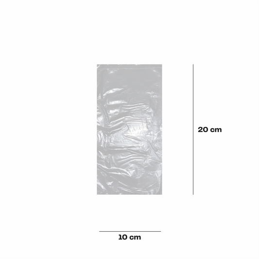 10x20cm Bolsa en rollo transparente
