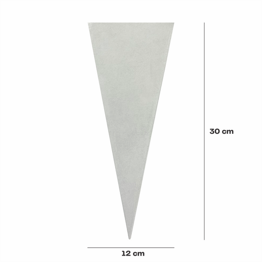 12x30 Bolsa celofan cono