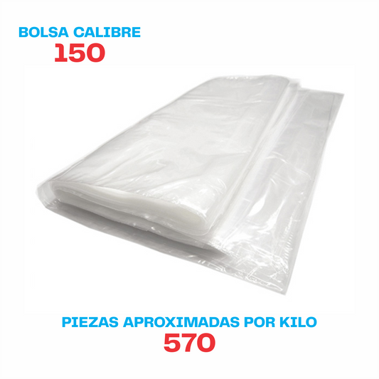 14 x 20 Bolsa transparente Cal. 150