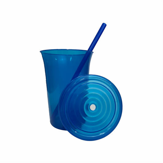 Vaso bachelor 16 oz. azul