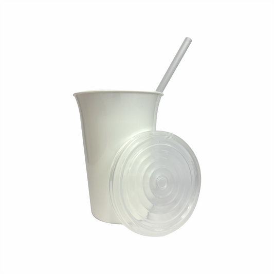Vaso bachelor 16 oz. blanco
