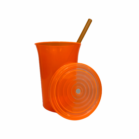 Vaso bachelor 16 oz. naranja