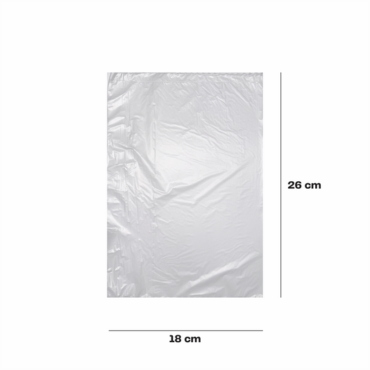 18x26cm Bolsa en rollo transparente
