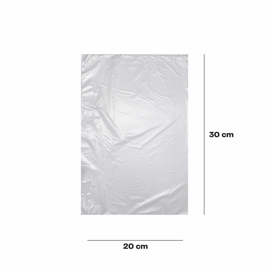 20x30cm Bolsa en rollo transparente