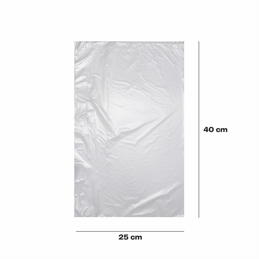 25x40cm Bolsa en rollo transparente