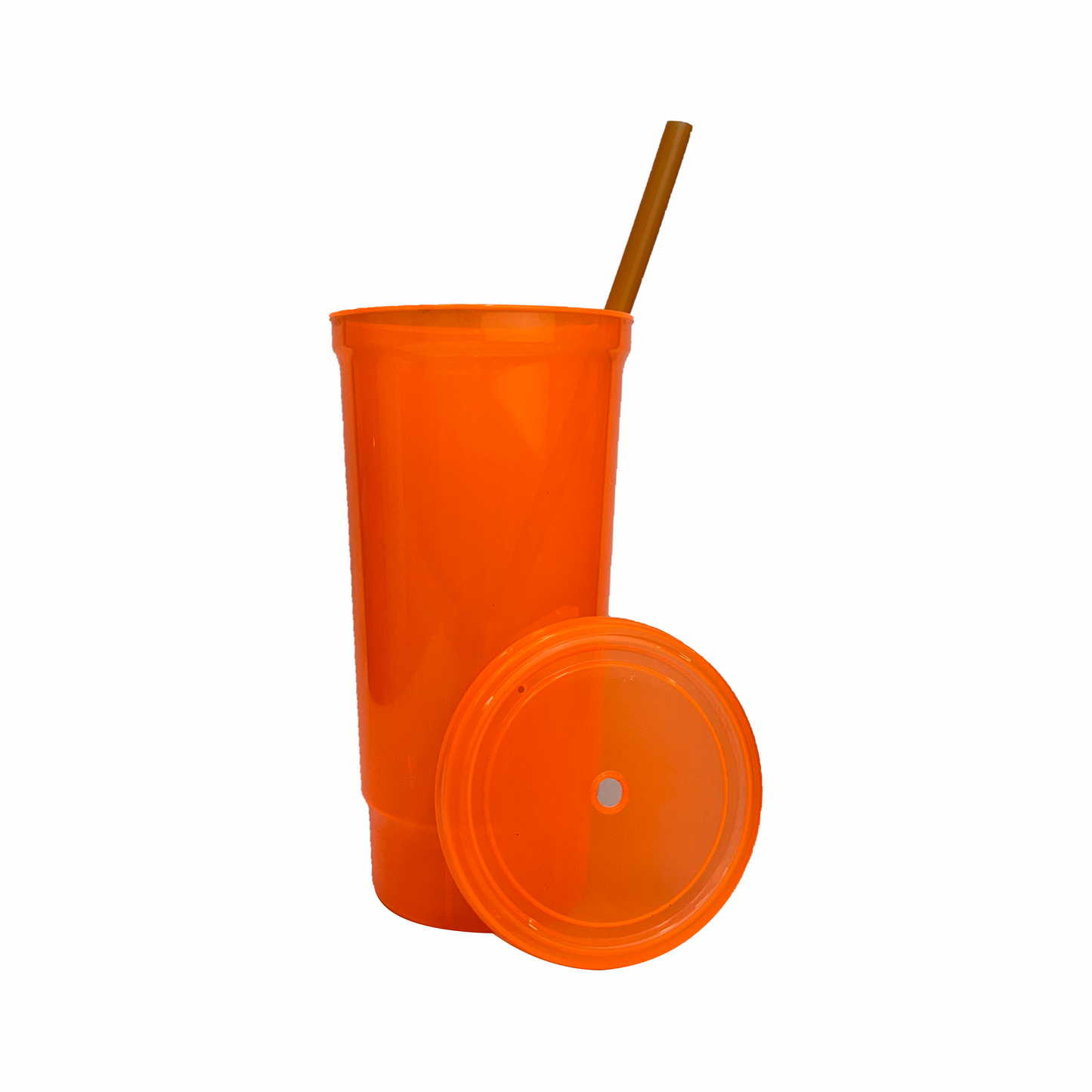 Vaso bachelor 32 oz. naranja neon