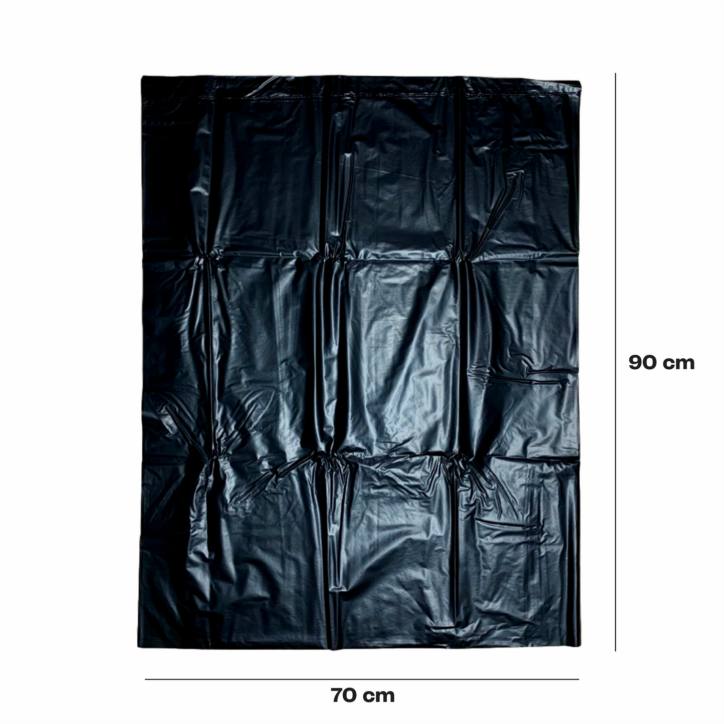 70x90cm Bolsa negra