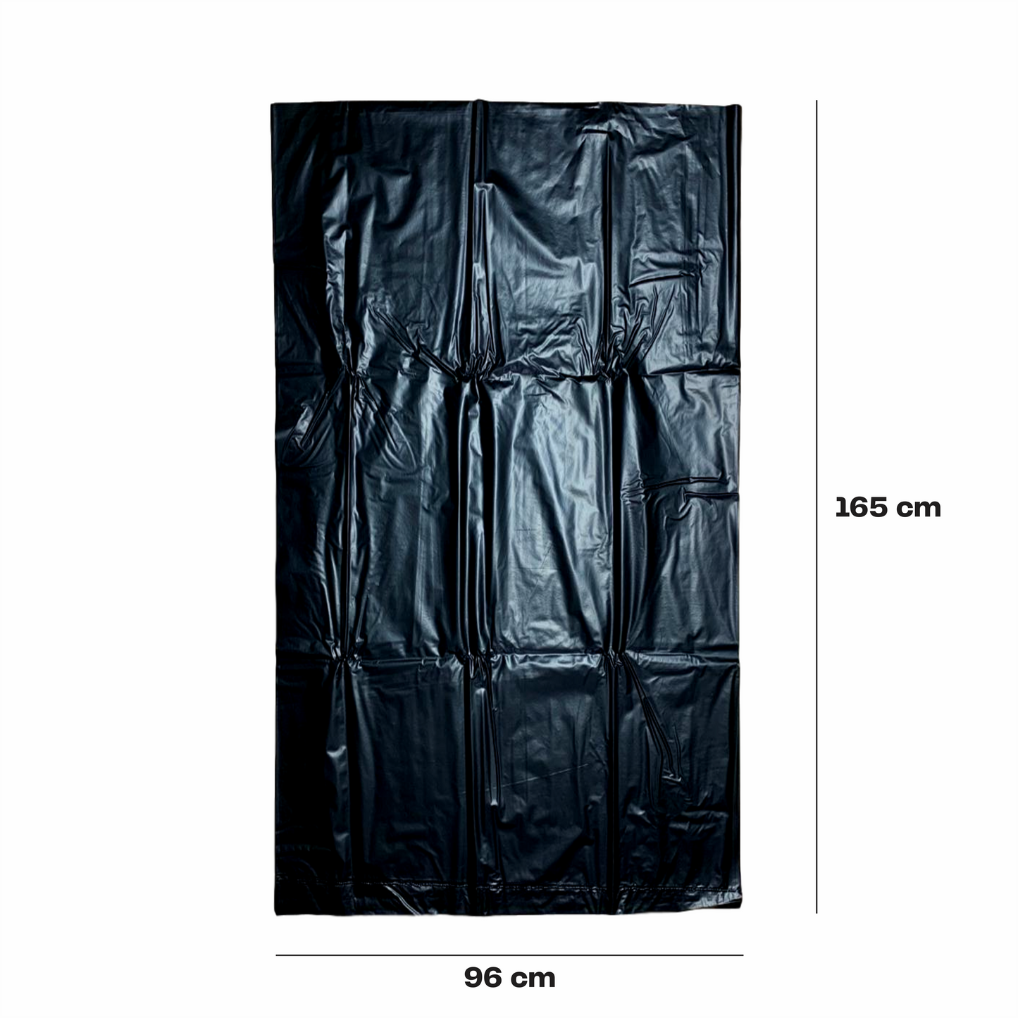 95x165cm Bolsa negra