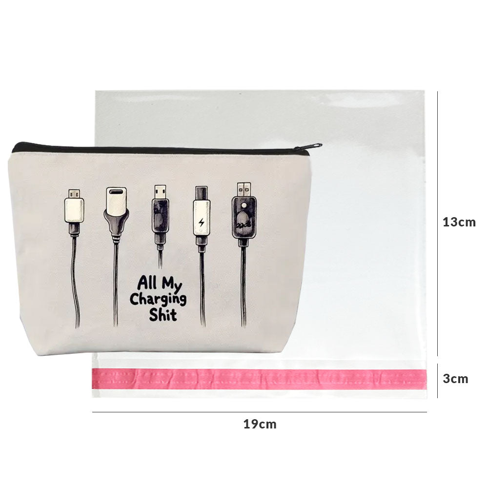 19x13+3cm Bolsa de celofan con adhesivo