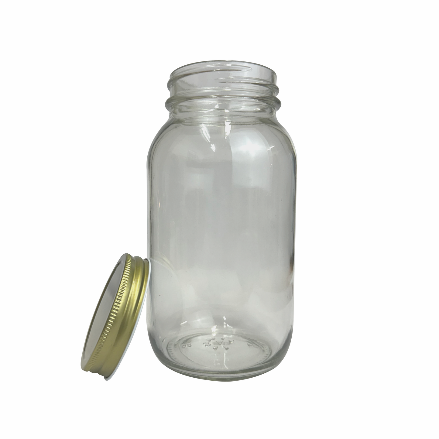 Tarro de vidrio 940ml tapa metalica