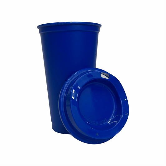 Termo para cafe 16 oz color azul