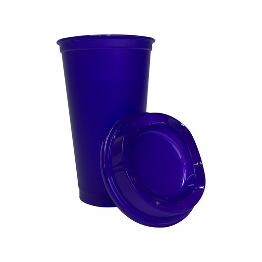 Termo para cafe 16 oz color morado