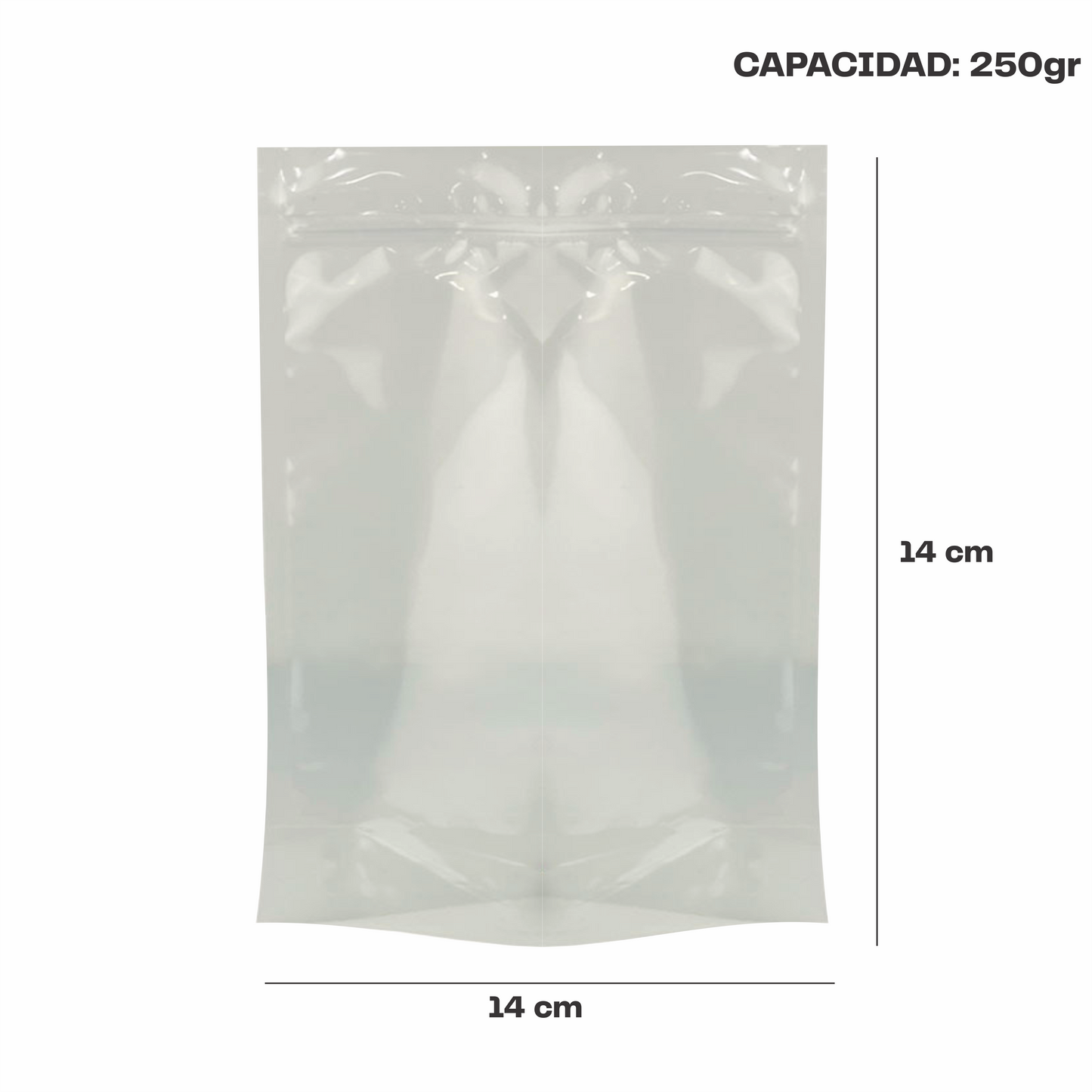 Chica Transparente (14x16x7.75)