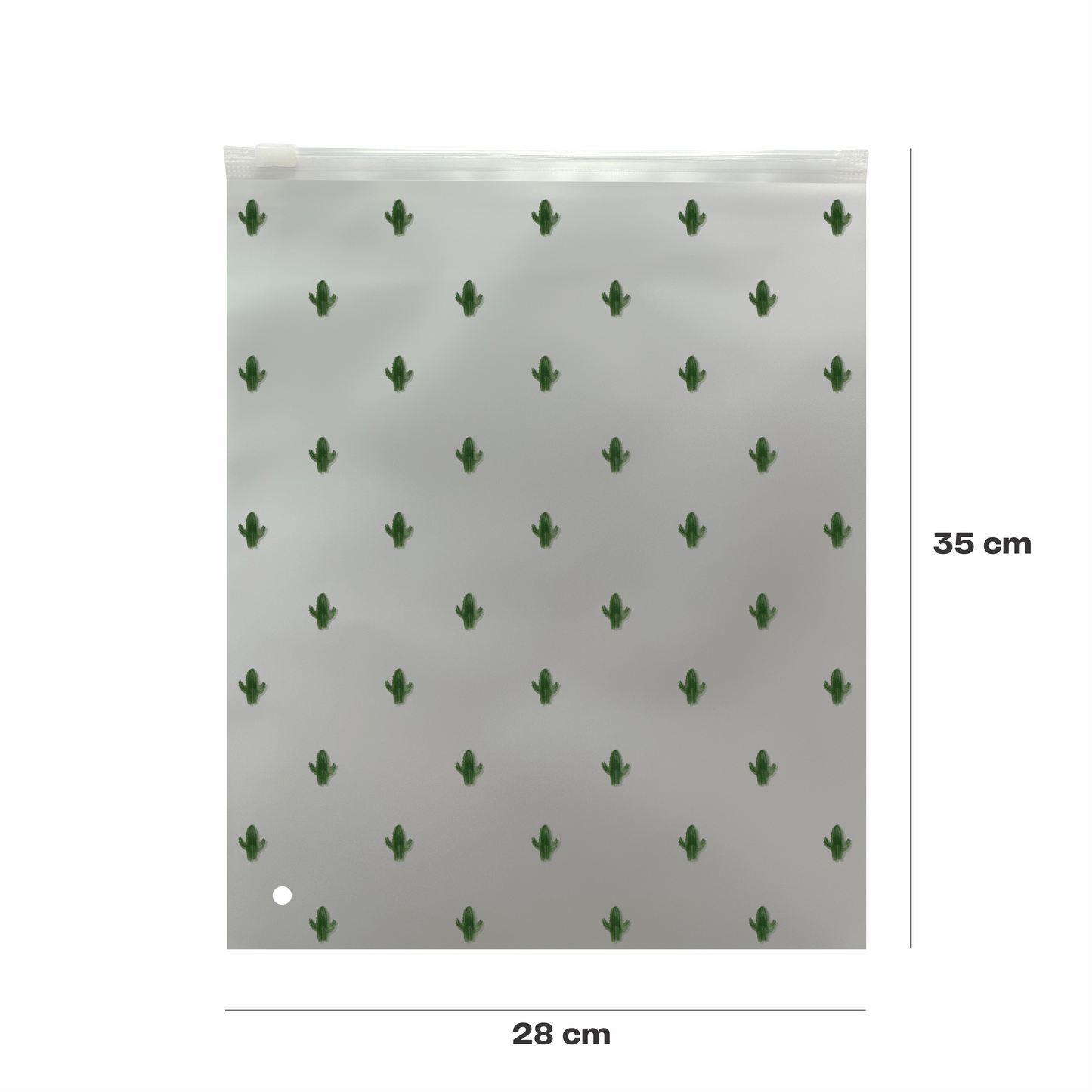Bolsa con cierre hermetico 28 x 35 cm impresa