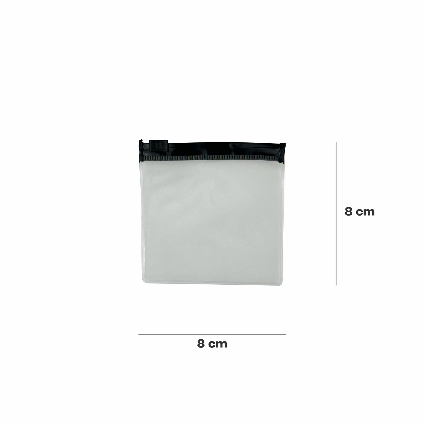 Bolsa con cierre hermetico pvc 8 x 8 cm