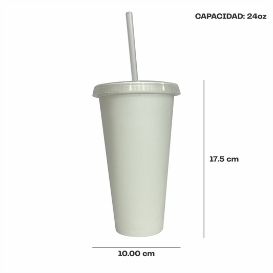 Vaso liberty 24 oz. blanco