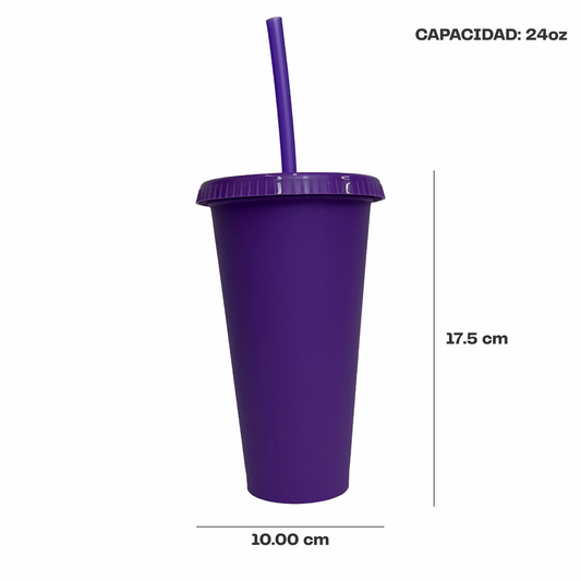 Vaso liberty 24 oz. malva