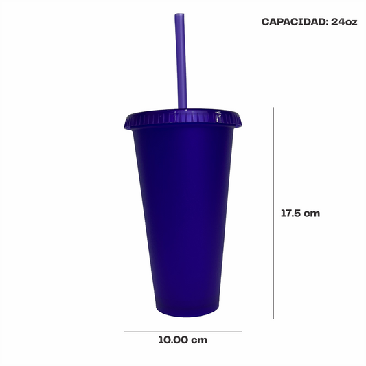Vaso liberty 24 oz. morado