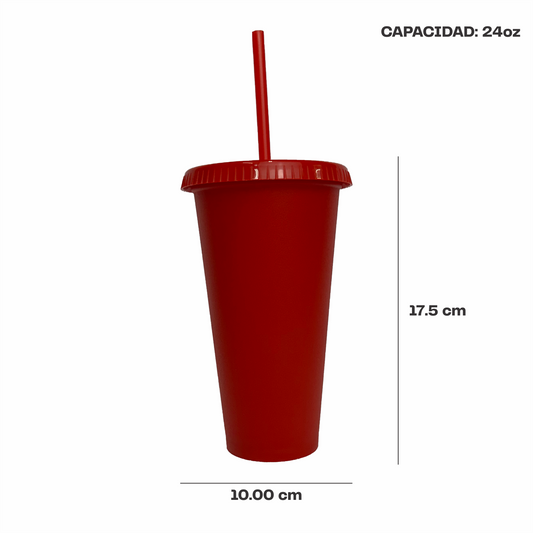 Vaso liberty 24 oz. rojo