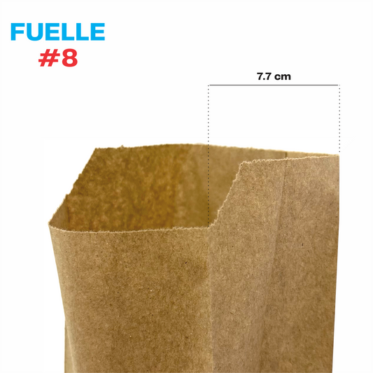 15x7.7x32cm Bolsa de papel kraft #8