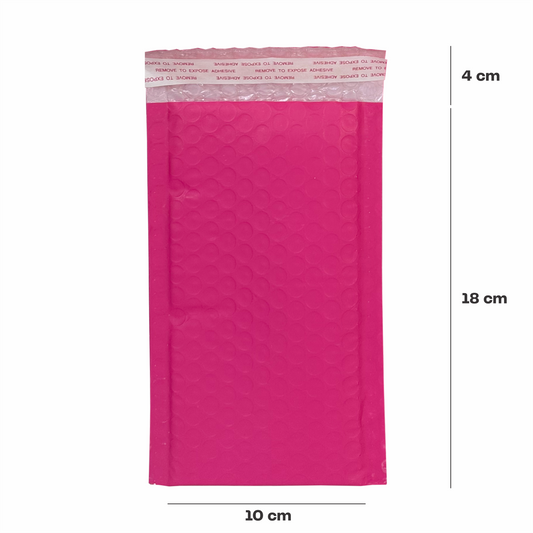 10x18+4cm Sobre burbuja fucsia