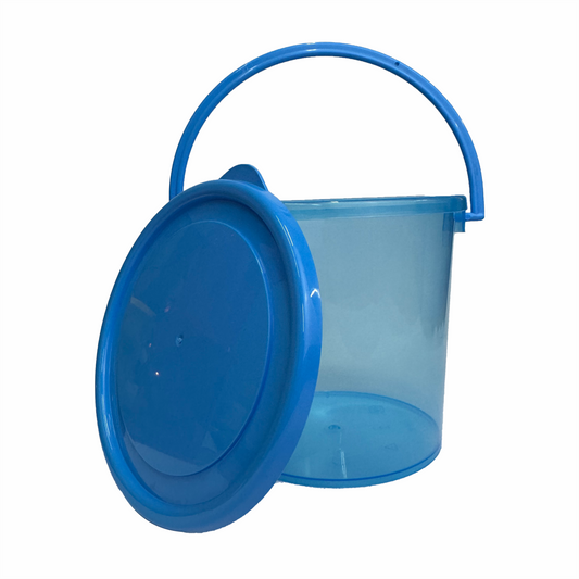 Tinita juguera con tapa 1 Litro celeste