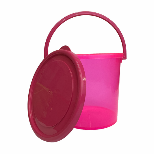 Tinita juguera con tapa 1 Litro rosa