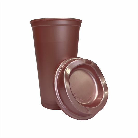 Termo para cafe 16 oz color rose gold