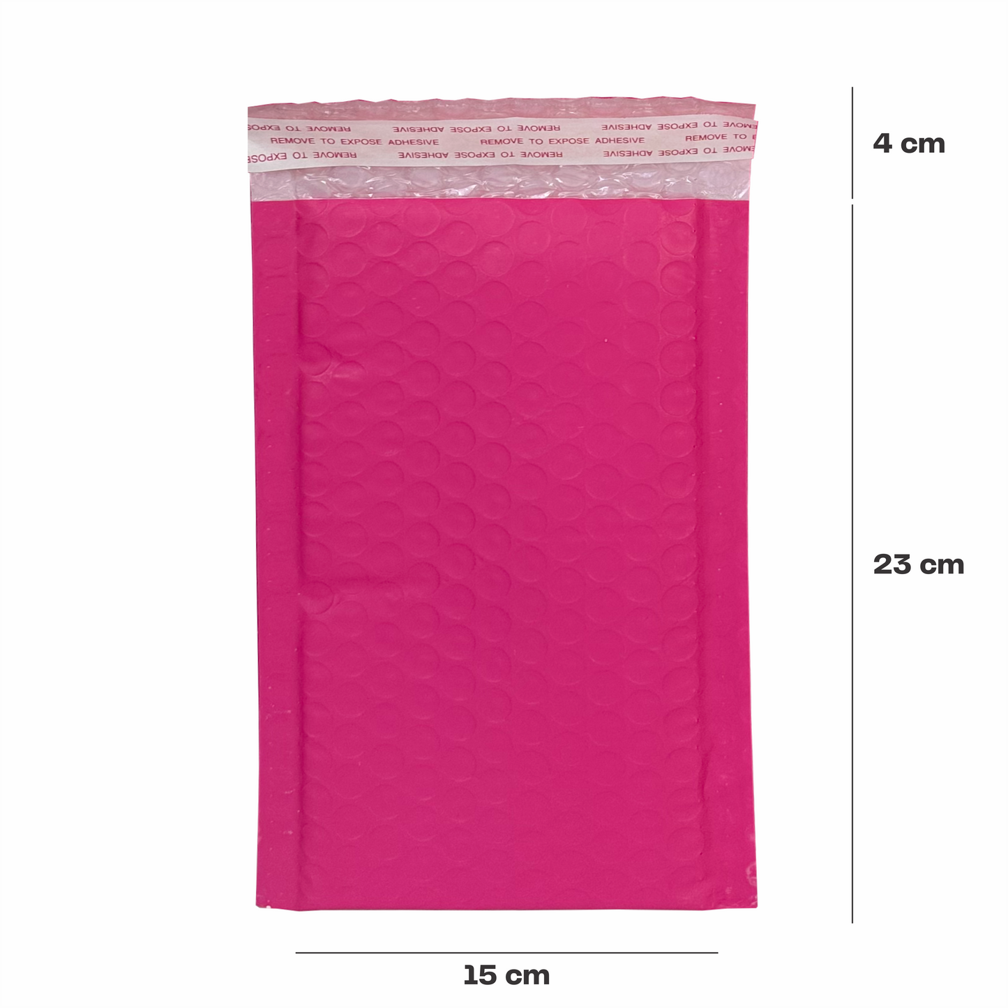 15x23+4cm Sobre burbuja fucsia