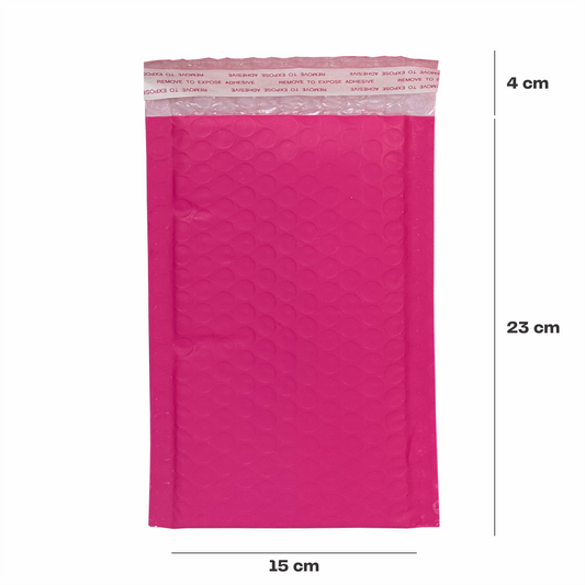 15x23+4cm Sobre burbuja fucsia