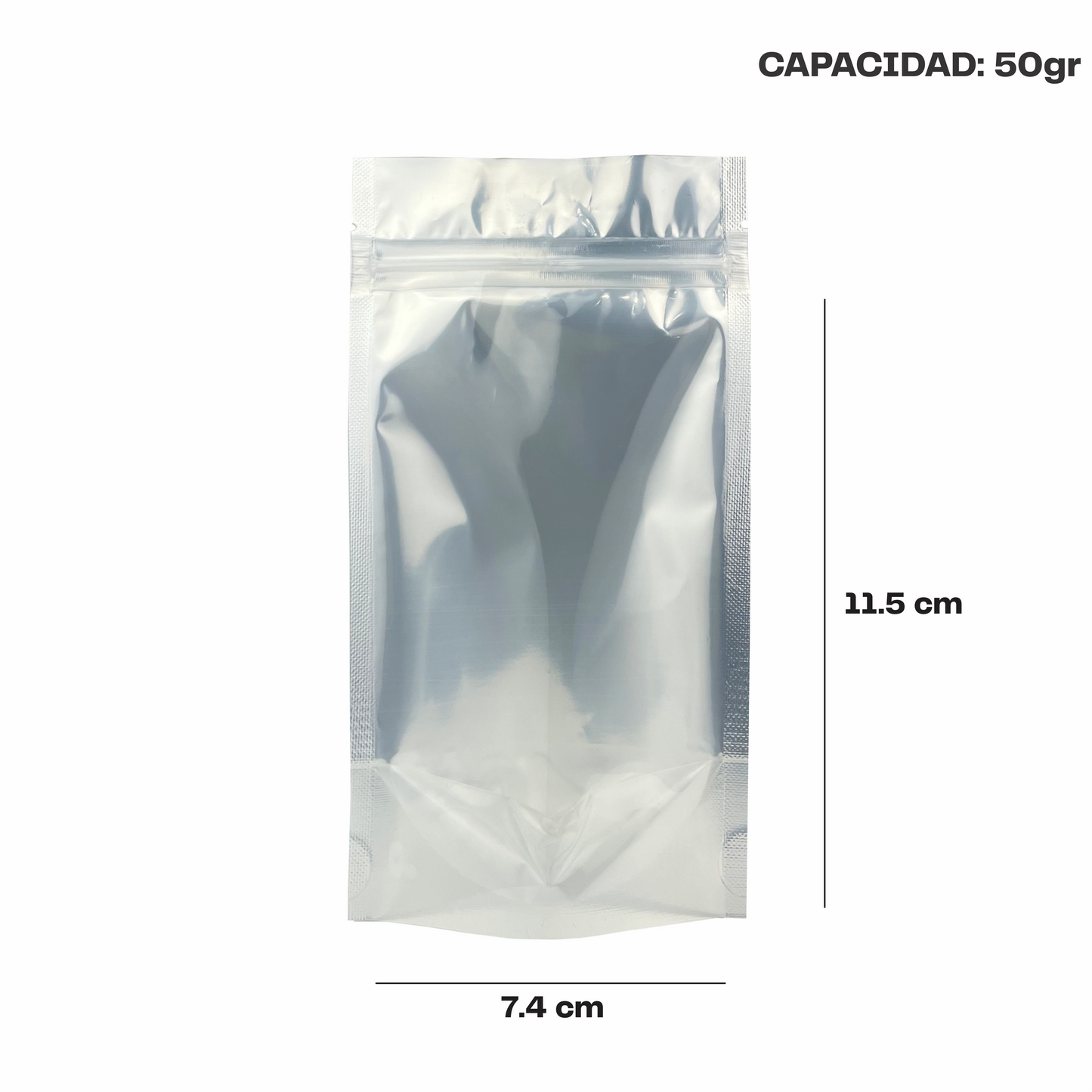 Extramini Plata con Transparente (7.4x11.5x4.5)