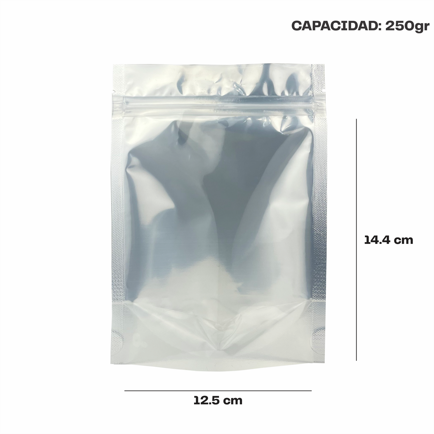 Chica Plata con Transparente (12.5x14.4x7.75)