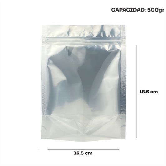 Mediana Plata con Transparente (16.5x18.6X9)