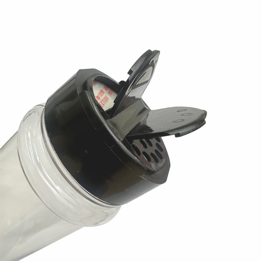 Bote especiero 120ml tapa negra