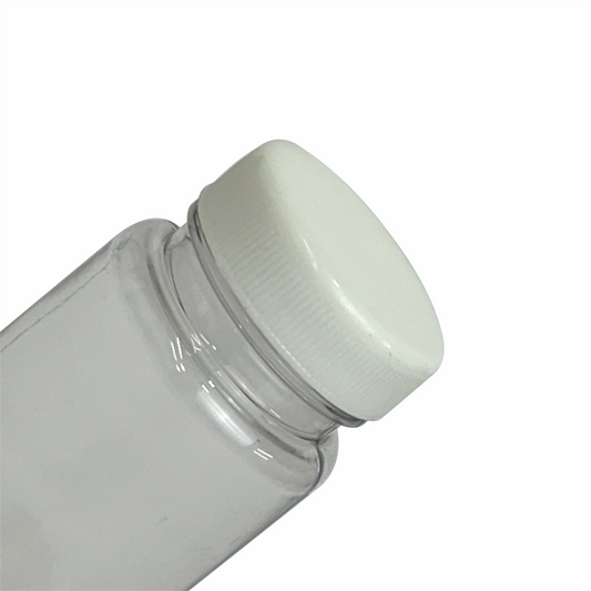 Bote 110 ml tapa lisa blanca