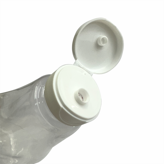 Botella tipo catsup sq 250 ml tapa bisagra con sello