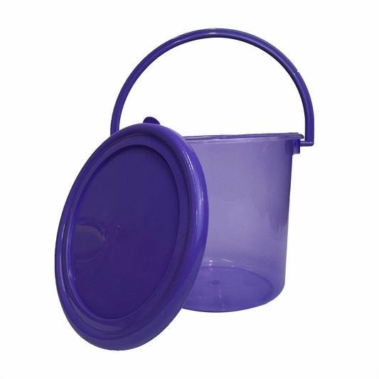 Tinita juguera con tapa 1 Litro morada