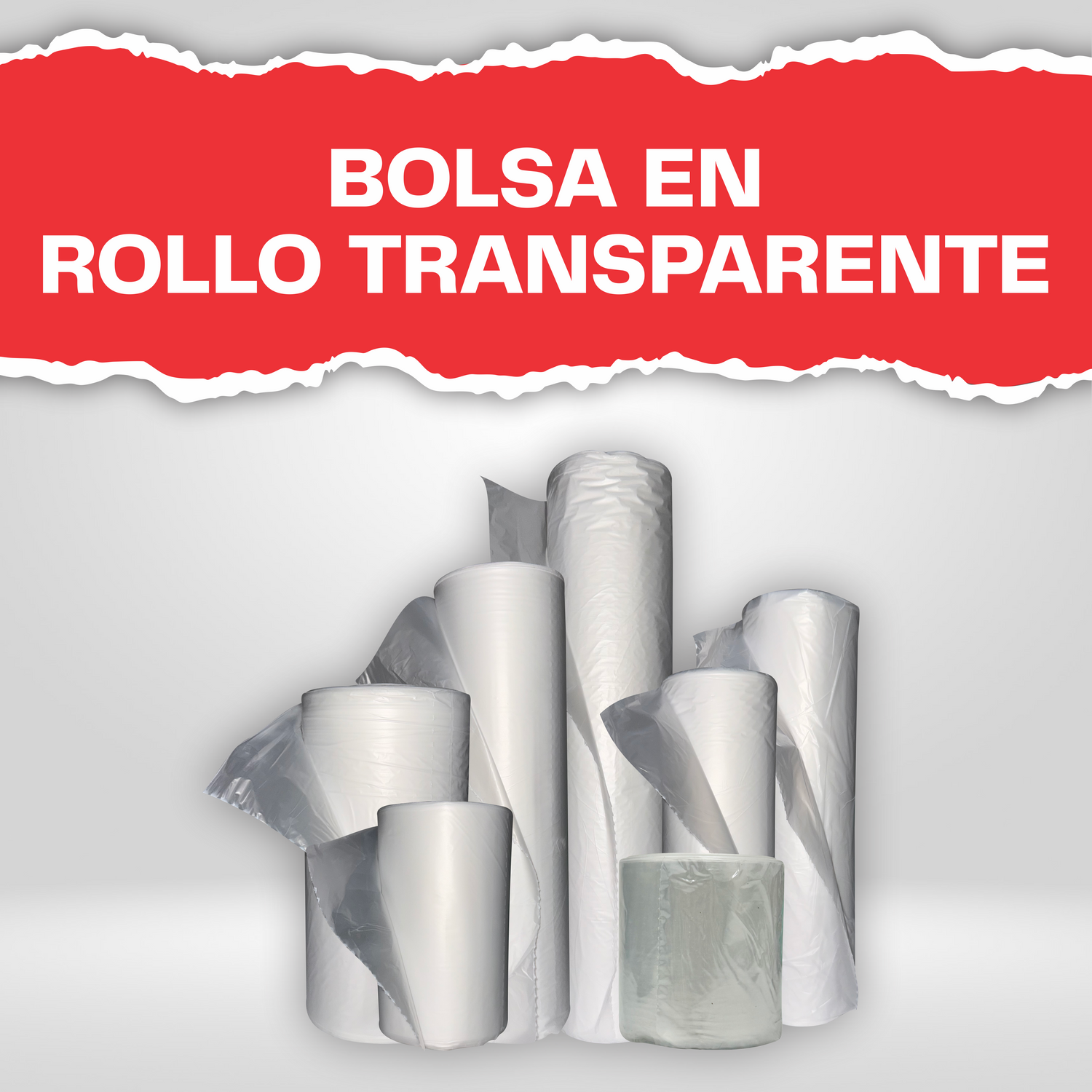 Bolsa en Rollo Transparente