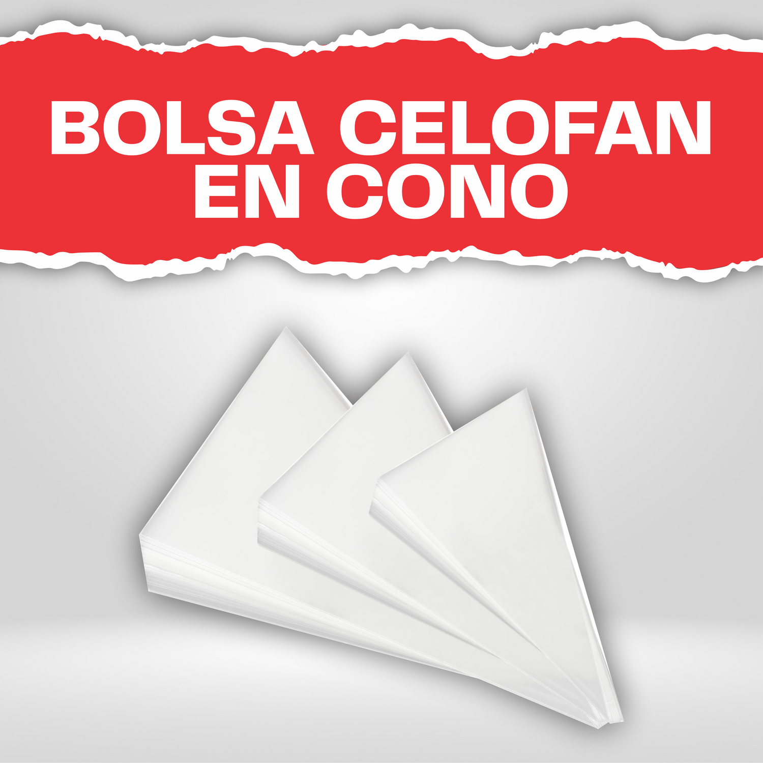 Bolsa de Celofán en Cono