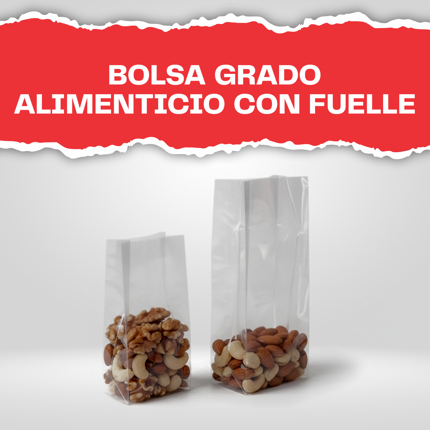 Grado alimenticio con fuelle