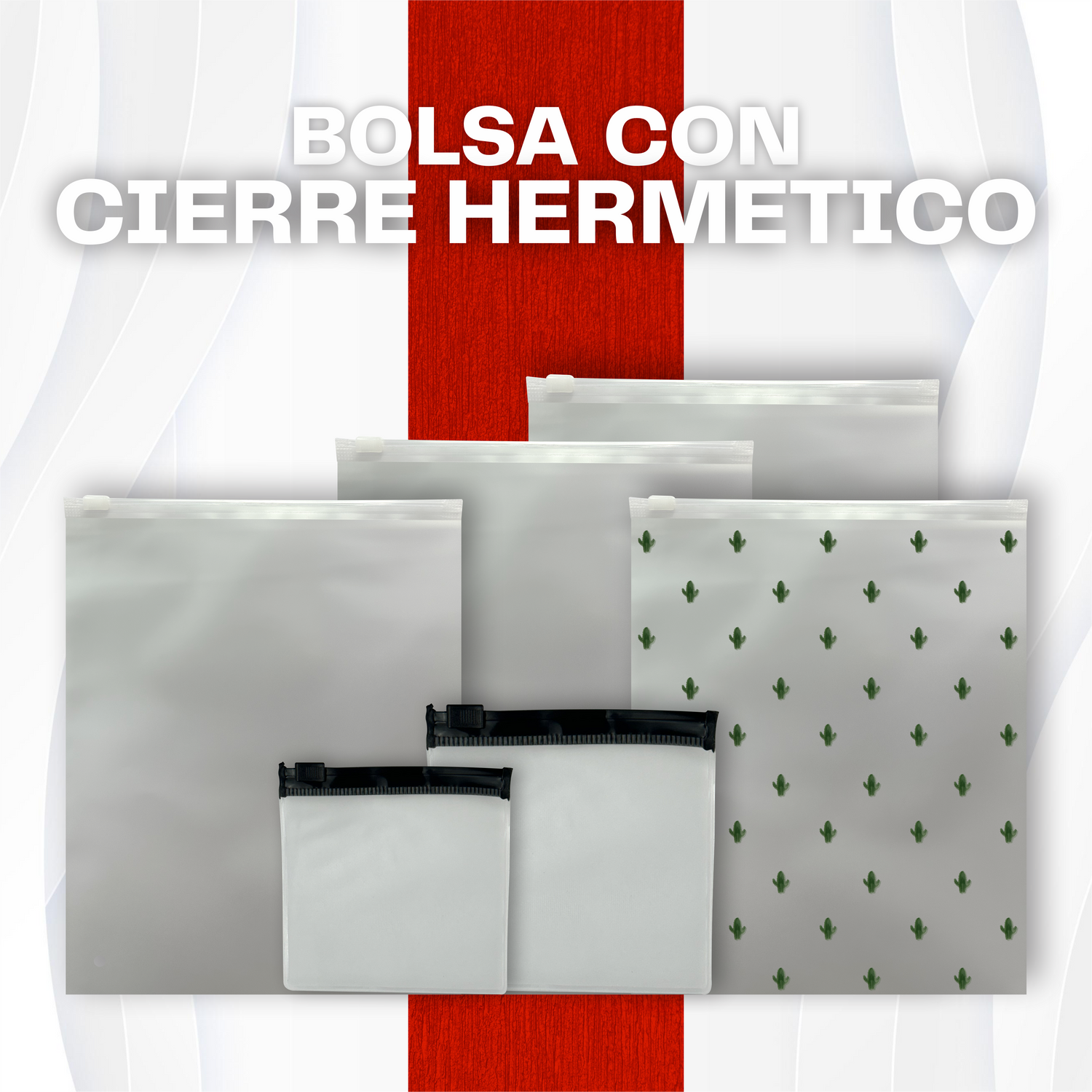 Bolsa con cierre hermetico