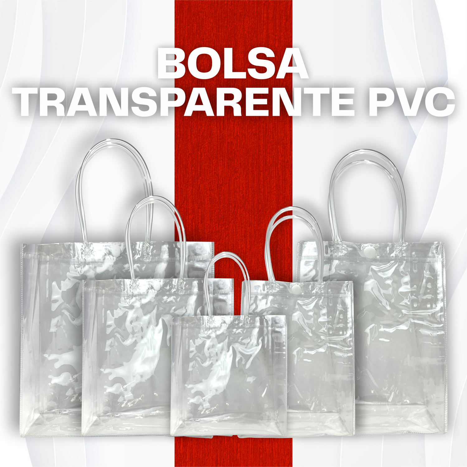 Bolsa Transparente de PVC con Agarradera