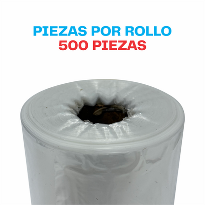 10x20cm Bolsa en rollo transparente