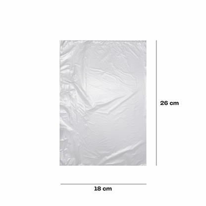 18x26cm Bolsa en rollo transparente