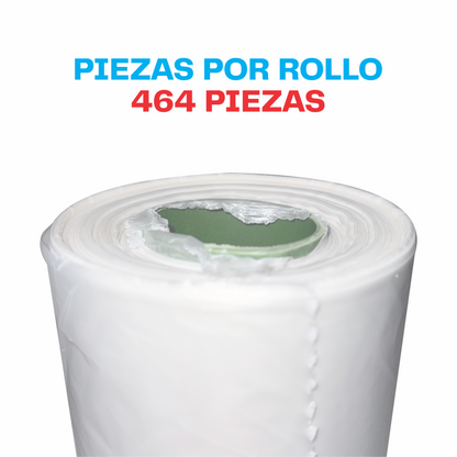18x26cm Bolsa en rollo transparente