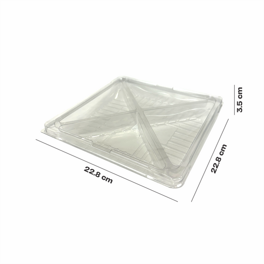 22.8x22.8x3.5 Botanero cuadrado 4 divisiones
