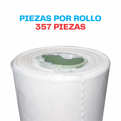 25x40cm Bolsa en rollo transparente