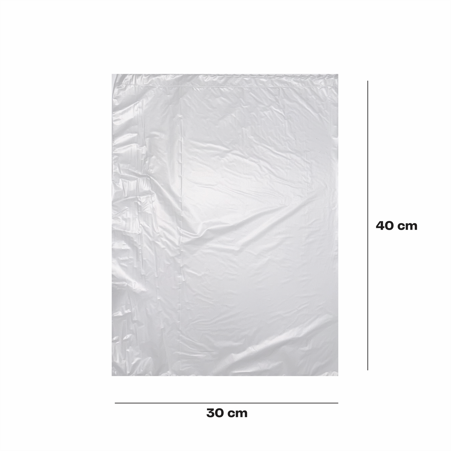 30x40cm Bolsa en rollo transparente