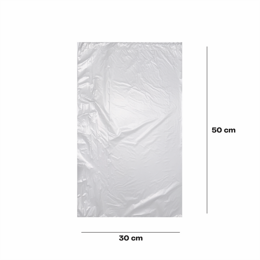 30x50cm Bolsa en rollo transparente