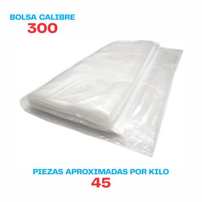 30 x 50 Bolsa transparente Cal. 300